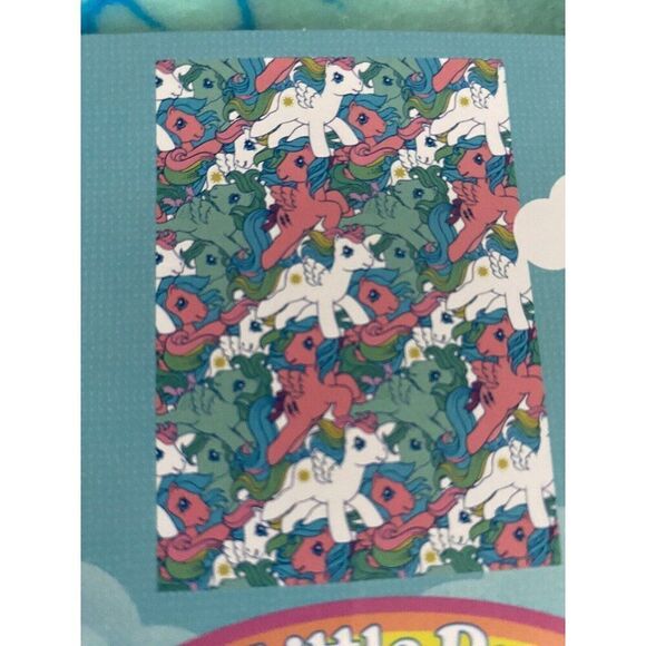 My Little Pony Soft Plush Throw Blanket 50 X 70” Silk Touch Rainbow NEW - Picture 4 of 16